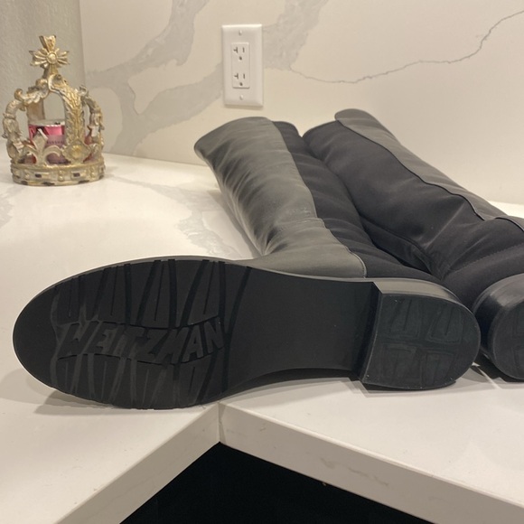 NIB Sexy Stuart Weitzman 50/50 OTK flat boots. - Picture 8 of 9